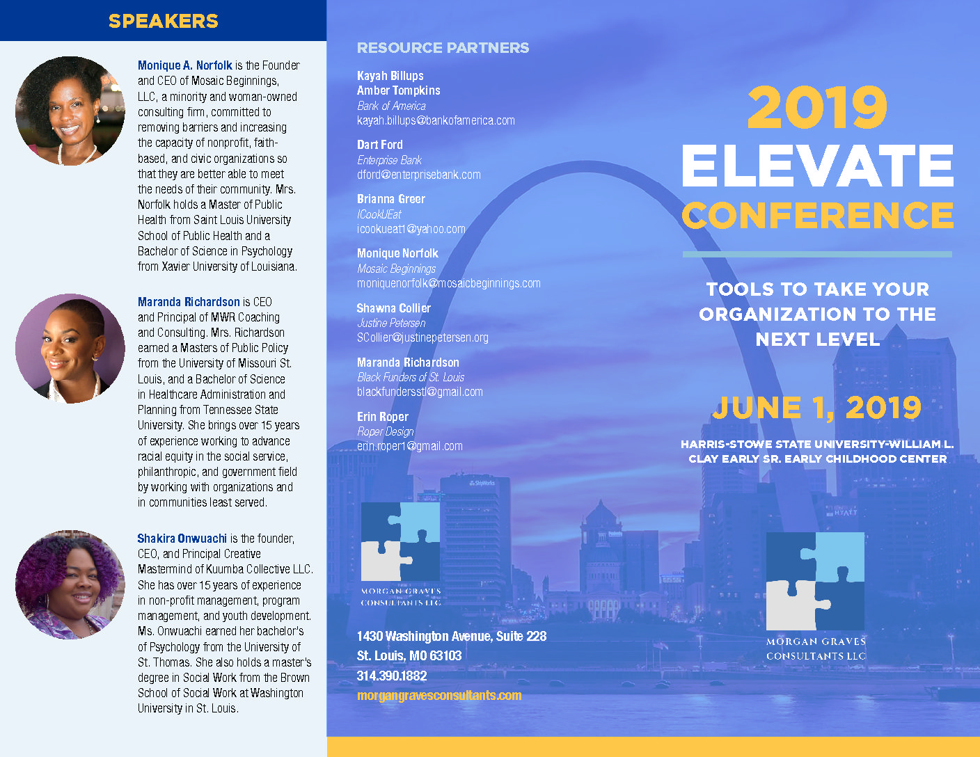 2019 Elevate Conference Brochure